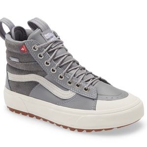 Vans Sk8-Hi MTE 2.0 DX Suede/Leather Hiking Sneaker Boot Frost Gray 9.5 Women